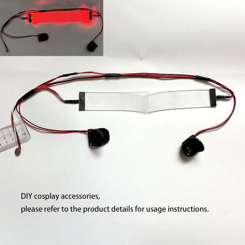Cosplay Prop Kit - Red Flexible Bendable DIY LED Eyes