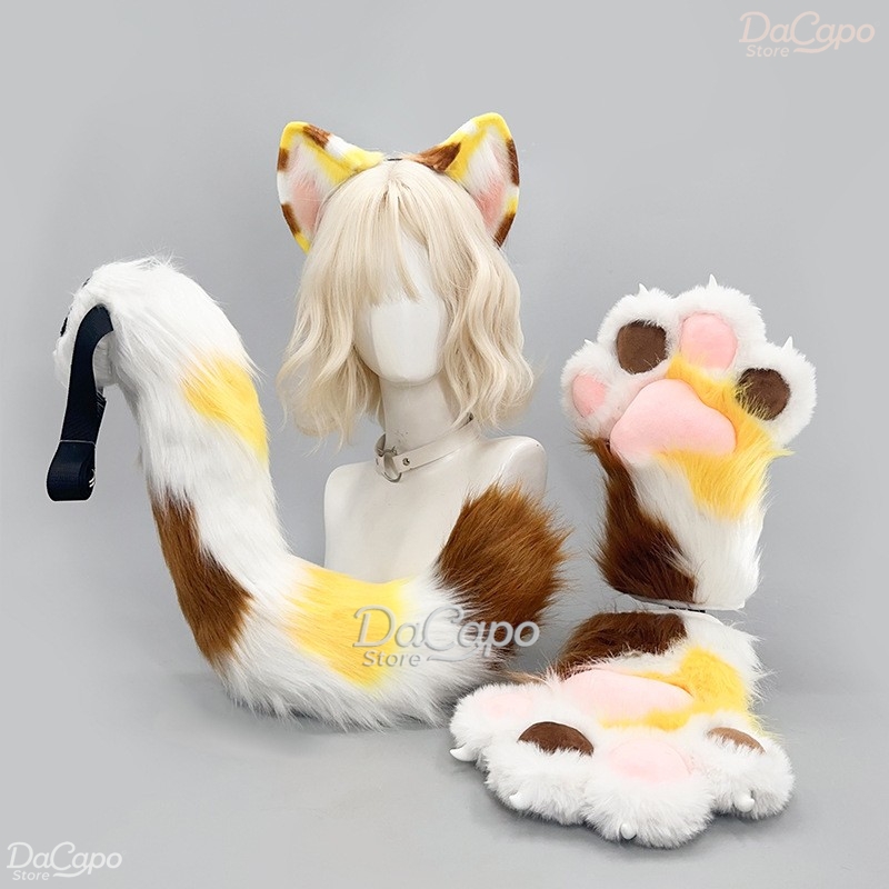 Kig Kigurumi Calico Cat Furry  - Cosplay Prop Kit recension och pris