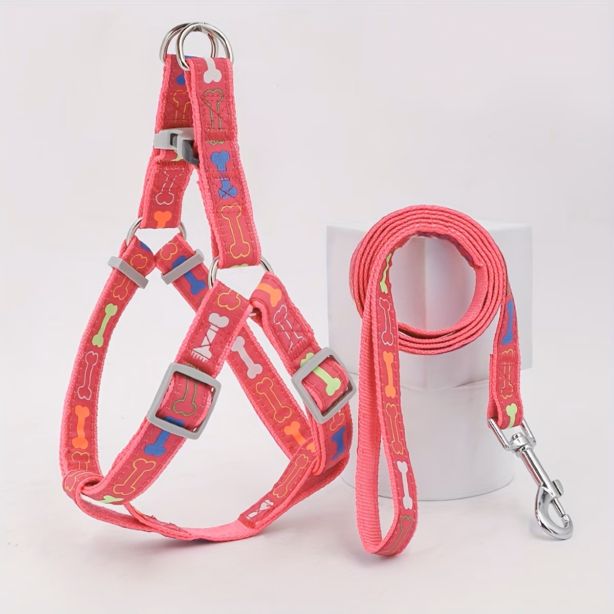 Adjustable Dog Harness with Qu - D Ring Strap recension och pris