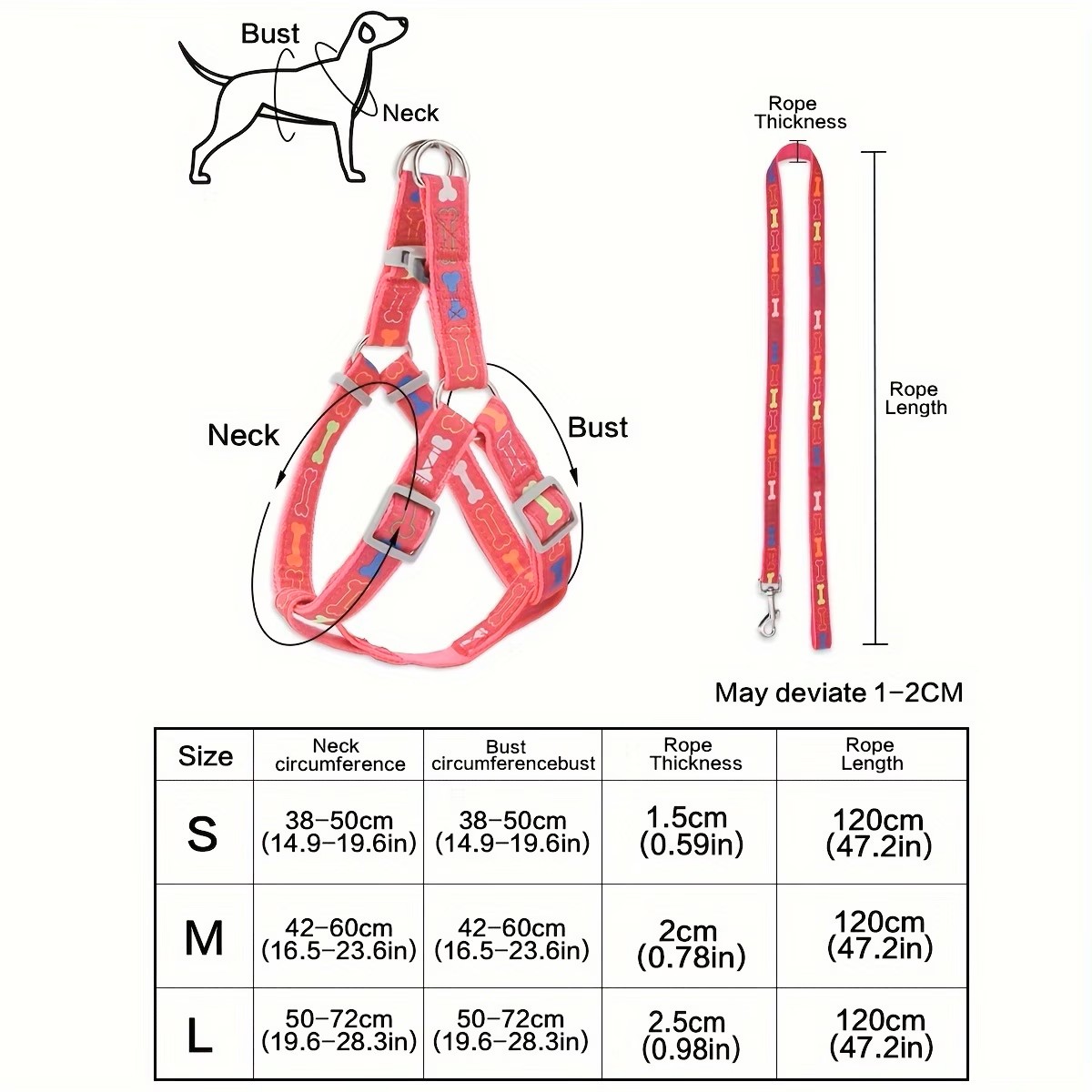 Adjustable Dog Harness with Qu - D Ring Strap recension och pris