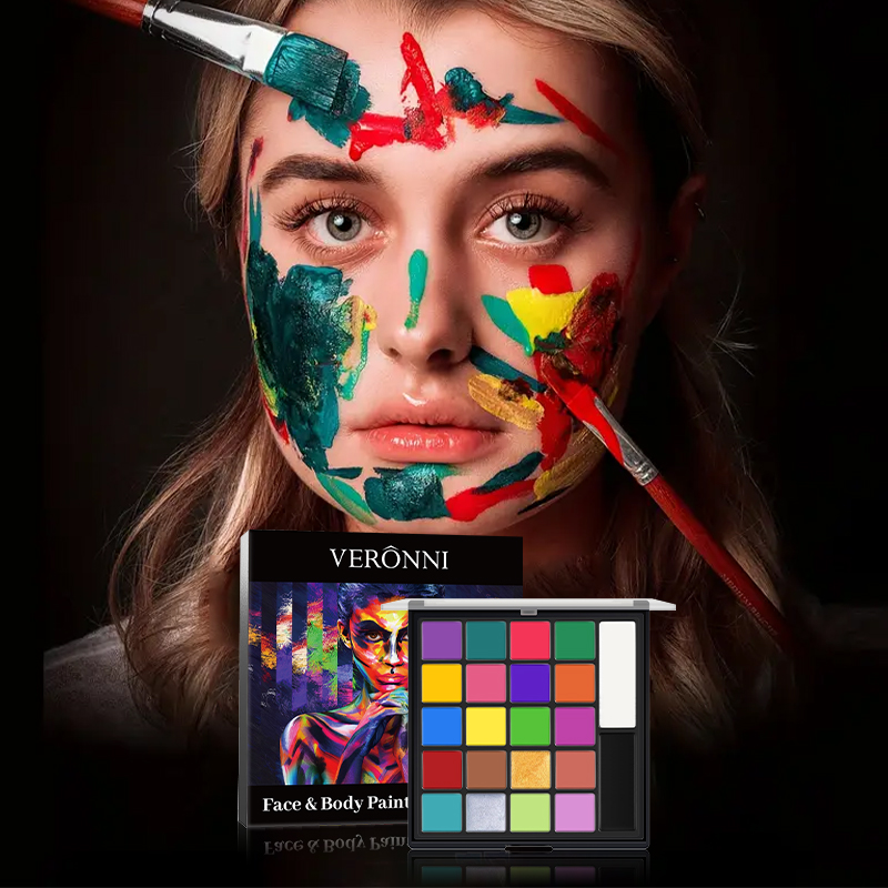 20 Colors Face Body Paint Pale - Cosplay Prop Paint recension och pris