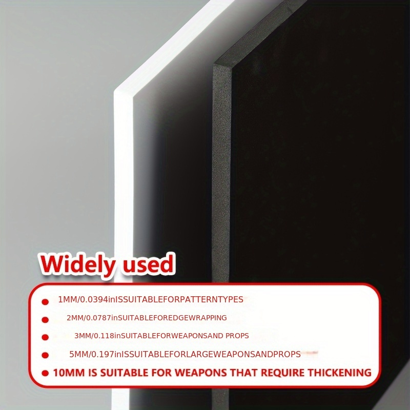 EVA Foam Board 14x19 Inch, 3mm - Cosplay Prop Foam Board recension och pris