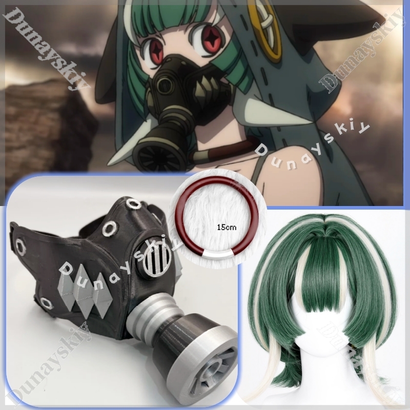 Guita Cyberpunk Gas Mask Green - Cosplay Prop 3D Print recension och pris