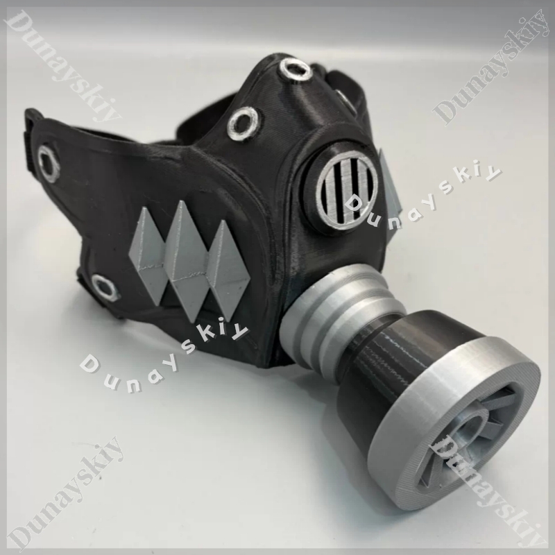 Guita Cyberpunk Gas Mask Green - Cosplay Prop 3D Print recension och pris