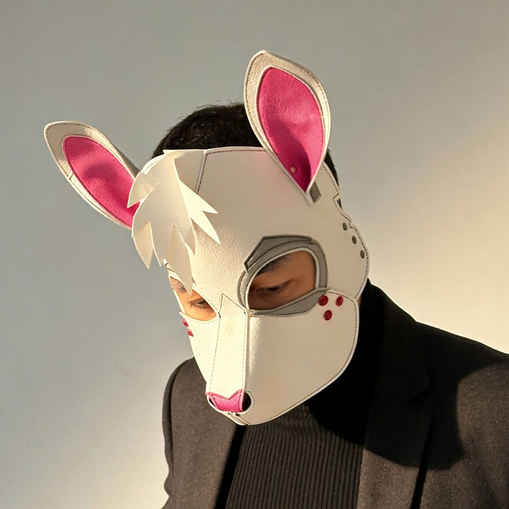 Punk Rabbit Mask White Bunny P - Cosplay Prop Patterns recension och pris