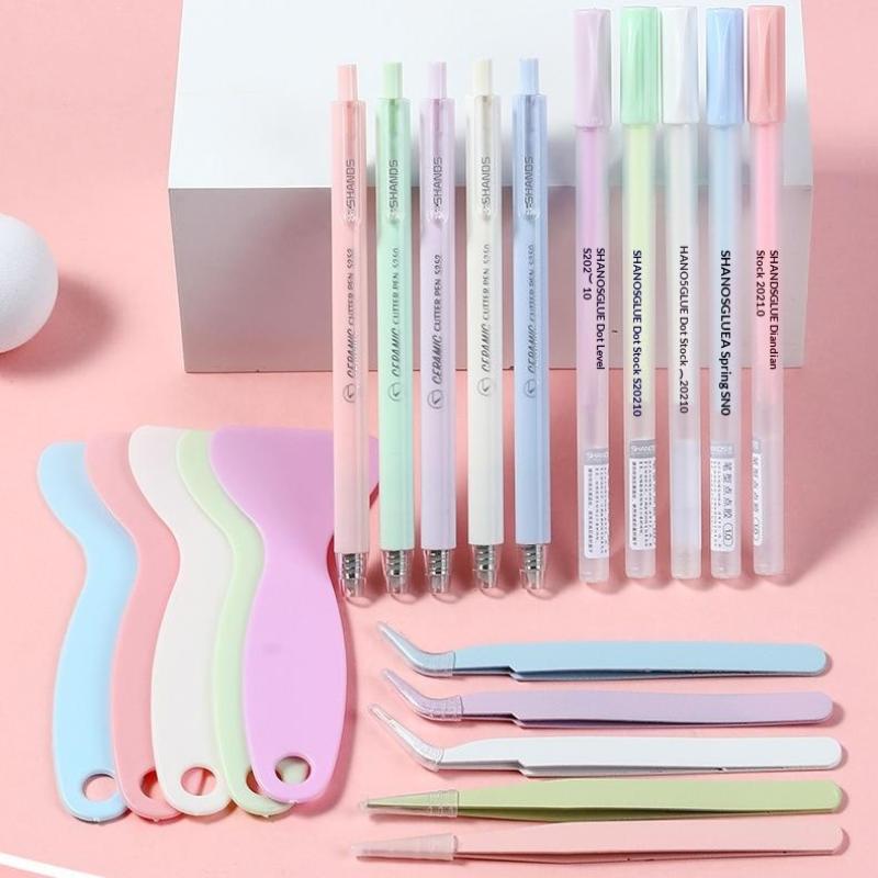 New 4Pcs/set Glue Pen Carving  - Craft Knife Set recension och pris