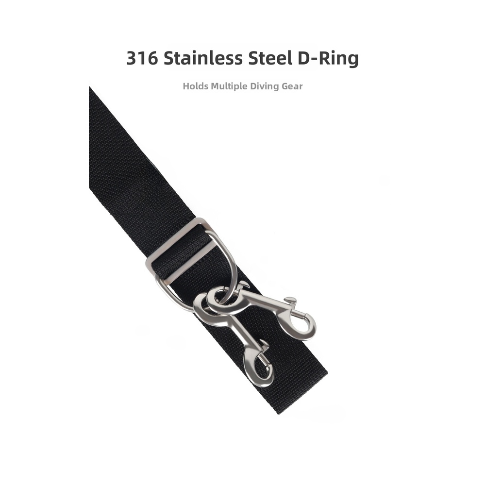 Technical Diving Crotch Strap  - D Ring Strap recension och pris