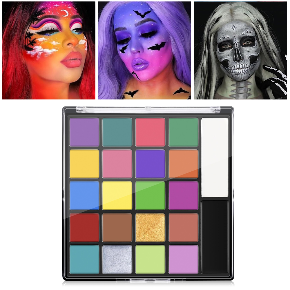 22 Color Face Body Painting Ki - Cosplay Prop Paint recension och pris