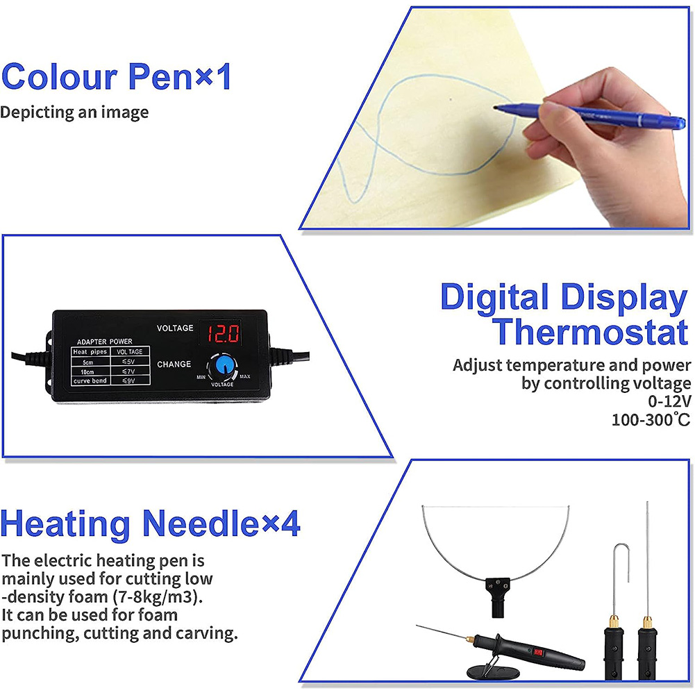 Heated Foam Cutting Pen Set wi - Craft Knife Set recension och pris
