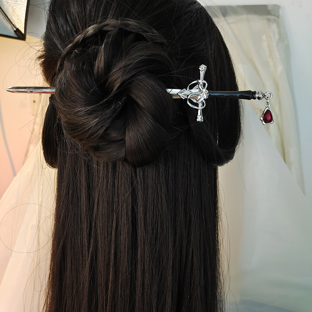 Chinese Sword Shaped Hair Stic - Cosplay Prop Dagger recension och pris