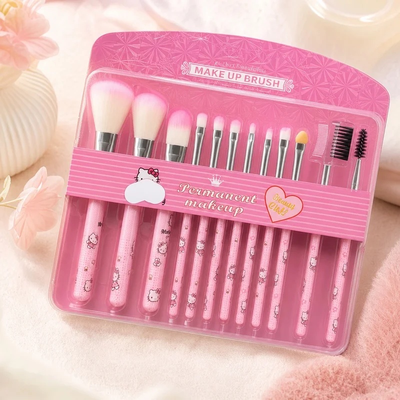 Hello Kitty 12-piece Makeup Br - Cosplay Prop Kit recension och pris