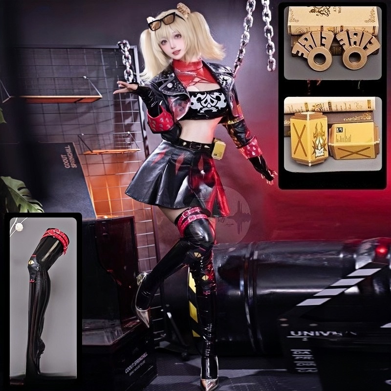 Game Zenless Zone Zero Burnice - Burnice Cosplay Prop recension och pris