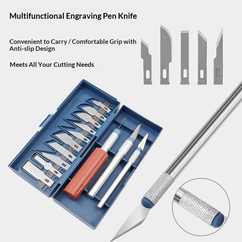 13-Piece Multi-Function Cutter - Craft Knife Set recension och pris