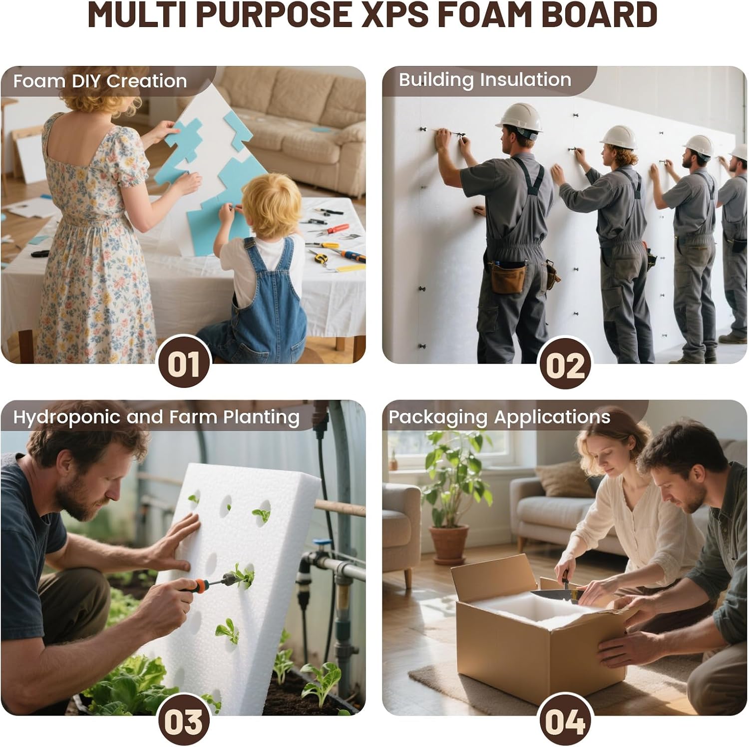 High Density XPS Large Foam Bo - Cosplay Prop Foam Board recension och pris