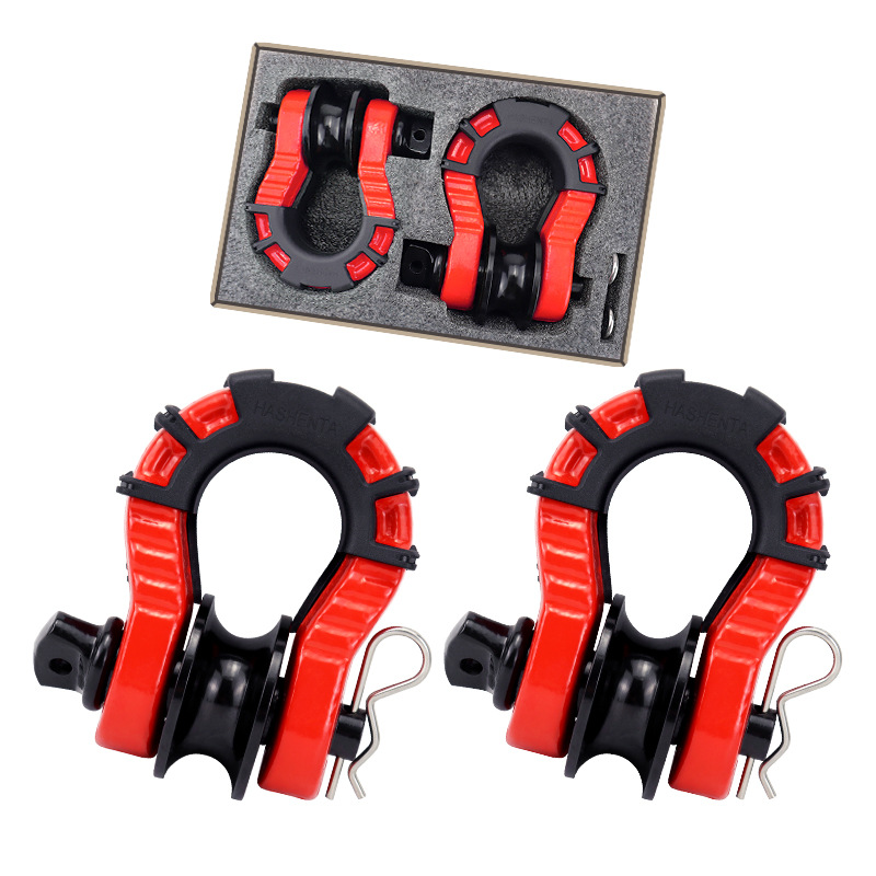 2PCS Shackles Pulley Upgrade 3 - D Ring Strap recension och pris
