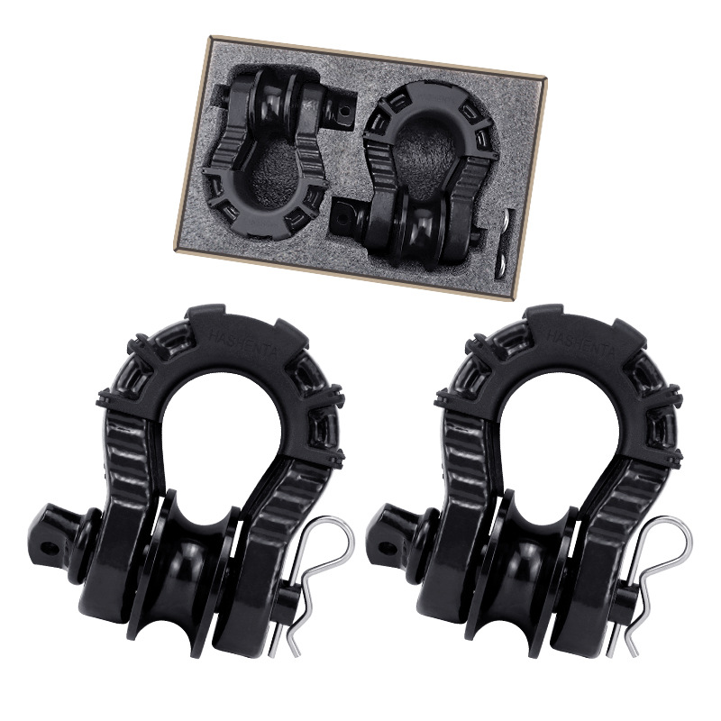 2PCS Shackles Pulley Upgrade 3 - D Ring Strap recension och pris