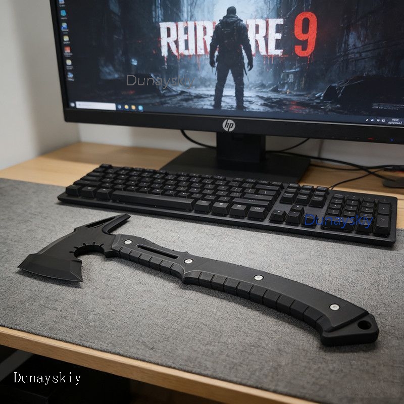 Re9 REQ Leon Cosplay Evil Requ - Cosplay Prop 3D Print recension och pris