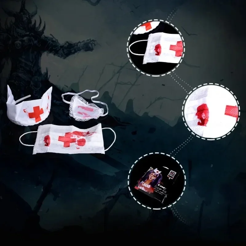 3pcs/Set Halloween Bloody Nurs - Cosplay Prop Kit recension och pris