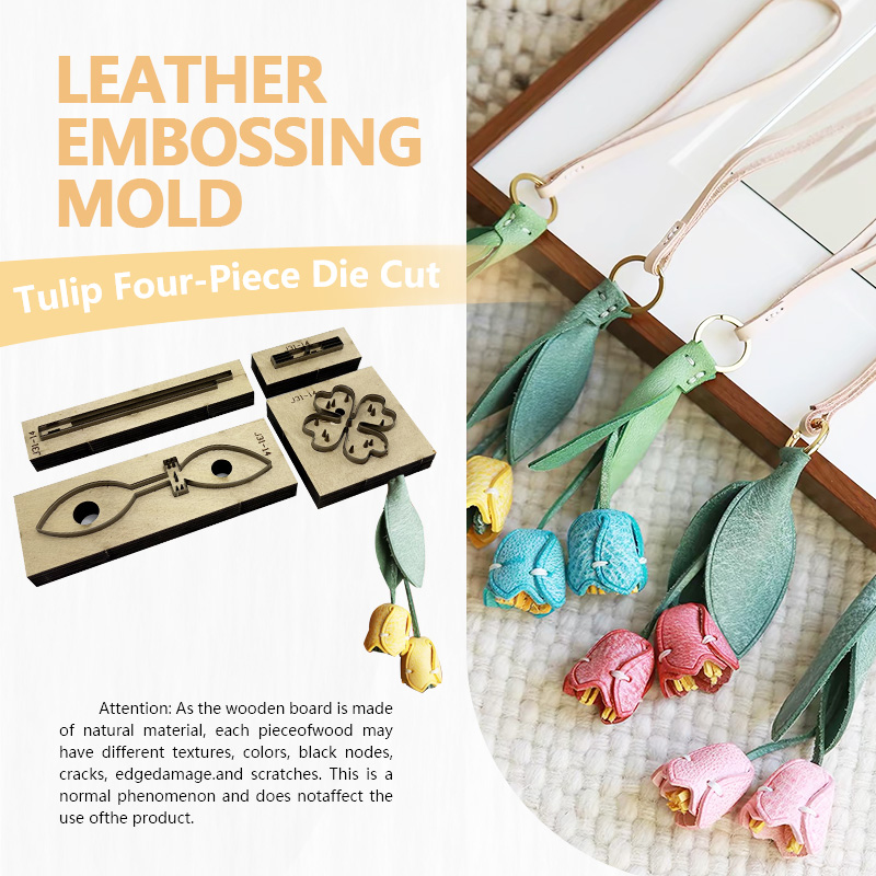 Leather Tulip Four-Piece Set K - Craft Knife Set recension och pris